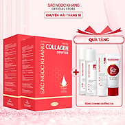 Combo 2 Nước uống Collagen 30 túi hỗ trợ sáng da, tăng đàn hồi da