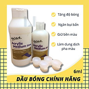 Dầu bóng bảo vệ tranh sơn dầu số hoá. Set 2 hủdầu bóng phủ tranh, đất sét