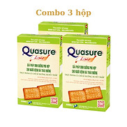 Combo 3 hộp Bánh Quy Quasure Light Sữa hộp 140 gram Bibica