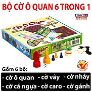 Bộ Cờ Trò Chơi Dân Gian 6 Trong 1