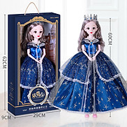 Đồ Chơi Búp Bê Cho Bé Gái Có Khớp Loại To 60cm Barbie Váy Công Chúa Elsa