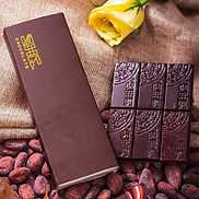 Socola đen nguyên chất cao cấp 75% cacao đắng vừa ít ngọt SHE Chocolate