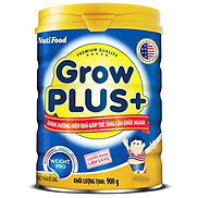 Sữa Bột NutiFood GrowPLUS+ Xanh Tăng Cân Khoẻ Mạnh Lon 900g Cho Trẻ Trên 1