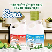 Nước Rửa Chén Sinh Học SONA Hương quế dừa 1,6kg chỉ từ rau củ quả Bio