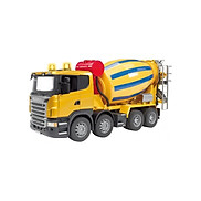 Đồ Chơi Mô Hình Tỷ Lệ 1 16 Xe Trộn Xi Măng SCANIA - Bruder BRU03554