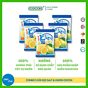 COMBO 5 GÓI KẸO CHANH MUỐI COCON TRUYỀN THỐNG 150G