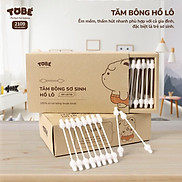 Tăm Bông Sơ Sinh Hồ Lô Cho Bé- Hàng cao cấp nhập khẩu Hàn Quốc êm mềm thấm