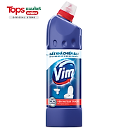 Nước Tẩy Bồn Cầu Vim Diệt Khuẩn Xanh Biển 880ML