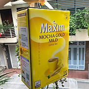 Cà Phê Hoà Tan Maxim Gold Mild Dongsuh Hàn Quốc 1200g  Gồm 100 gói x 12g