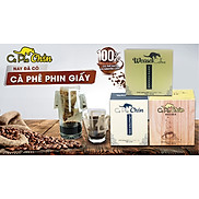 Combo 4 hộp cà phê chồn phin giấy 30 gói x 15g + Tặng 1 túi cacao sữa