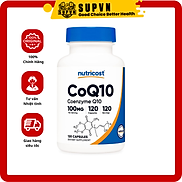 Nutricost CoQ10 120 Viên - Cải Thiện Tim Mạch và Sức Khỏe Tập Luyện