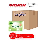 Thùng Giấy Đa Năng Vệ Sinh LET-GREEN 15x21cm, 130 Tờ Bao, 48 Bao Thùng