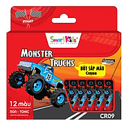 Sáp màu Monstertruck Smartkids tươi sáng