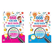 Phát Triển Trí Tuệ IO - Combo 2 Quyển 668 Câu Hỏi Phát Triển Trí Thông