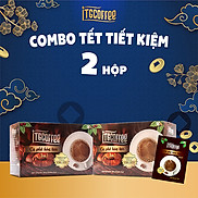 COMBO 2 SẢN PHẨM CÀ PHÊ HÒA TAN ITGCOFFEE 3IN1 Hộp 18 gói x 16g