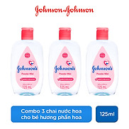 Combo 3 Chai Nước Hoa Cho Bé Johnson s Baby Cologne Hương Phấn Hoa Power