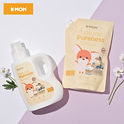 Nước Xả Quần Áo Sơ Sinh Hữu Cơ K-mom KM13124 - Túi 1300ml Xanh