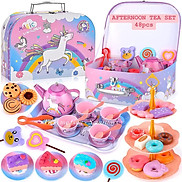 ĐỒ CHƠI HOT NHẤT 2023 BỘ ĐỒ CHƠI CAO CẤP VALY TIỆC TRÀ BÁNH PONY TEA PARTY