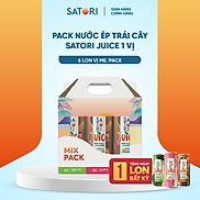 Pack 1 vị nước ép trái cây Me Satori Juice 250ml + Tặng 1 lon nước ép trái