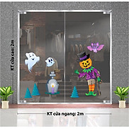 DECAL TRANG TRÍ HALLOWEEN 2021 BÓNG MA TRẮNG