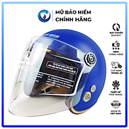 Mũ Bảo Hiểm 3 4 - Blue Sea A100K - Có Kính Chắn Gió Cao Cấp - Chính hãng