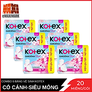 Combo 6 Băng Vệ Sinh Kotex Gardenia Deo+