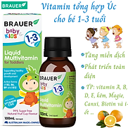 Vitamin Tổng Hợp Brauer Baby & Kids Liquid Multivitamin for Toddlers Dạng