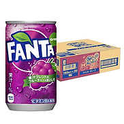 1 Thùng 30 lon Nước giải khát có ga Fanta vị nho 160mL