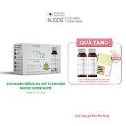 Nước uống Collagen trắng da Nucos Super White hộp 10 chai