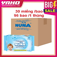 Thùng 96 Bao Khăn Ướt Em Bé NUNA 30 Miếng Bao