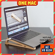Kệ Đỡ Tản Nhiệt Gỗ cho Laptop dành cho Macbook 12 inch, 13 inch, 14 inch
