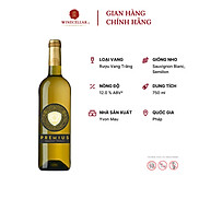 Rượu Vang Trắng Premius Bordeaux Blanc - Nhập Khẩu Chính Hãng