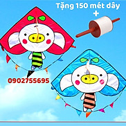 DIỀU HEO CUTE - TẶNG tay cầm thả diều dài 150 mét + Túi vải đựng shop diều