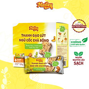 Thanh gạo lứt ngũ cốc chà bông Mailey hộp 120gr