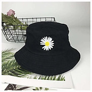 Mũ Bucket Thêu hoa cúc - Nón Tai Bèo Thêu hoa cúc Chất Vải Kaki Mịn Form
