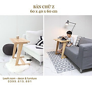 Bàn Gỗ Chữ Z Kiểu Hàn Quốc - Gỗ Tần Bì Cao Cấp Loại 1