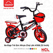 Xe Đạp Trẻ Em Nhựa Chợ Lớn K108 Cho Bé Từ 2 đến 4 Tuổi