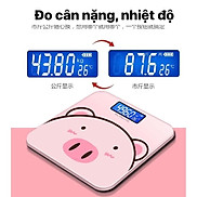 Cân Điện Tử Sức Khỏe Hình Chú Heo Xinh Xắn Dành Cho Gia Đình - Tiện Lợi