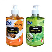 Combo 2 chai nước rửa tay Hand Soap 500ml Hương Cam Quế Và ,Xả Chanh