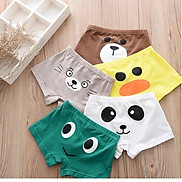 COMBO 5 Quần lót bé trai Boxer Cotton Cartoon Boy