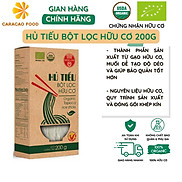 Hủ tiếu bột lọc hữu cơ 200g, Hủ tiếu Bích Chi hữu cơ