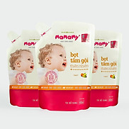 Combo 3 Túi bổ sung Bọt tắm gội thiên nhiên Mamamy 400ml túi