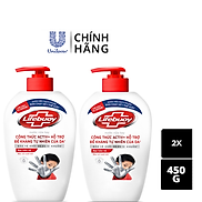 Combo 2 Nước Rửa Tay Lifebuoy 450g Bảo Vệ Vượt Trội 10 Giúp Sạch Khuẩn Và