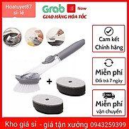 cọ rửa chén bát, xong kèm bình đựng dầu