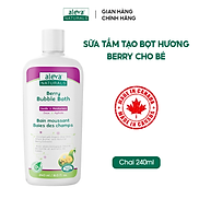 Sữa tắm tạo bọt dưỡng ẩm và làm mềm da cho bé hương berry Aleva Naturals