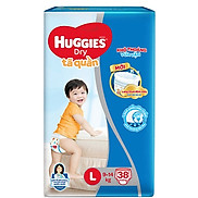 Tã Quần Huggies Dry L38 38 miếng cho bé 9-14kg -Hsd Luôn mới