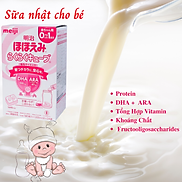 Sữa cho trẻ 1 - 3 tuổi Meiji Nhật giàu dưỡng chất kèm DHA giúp phát triển