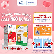 Combo 2 hộp Avisure Safoli - Zio Sắt Kẽm Sinh Học cho bé