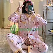 Bộ Bầu Pijama Dài Tay Quần Dài Và Sau Sinh siêu đẹp