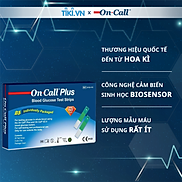 Hộp 25 Que Thử Đường Huyết On Call Plus Rời Từng Que Trong Túi Thiếc